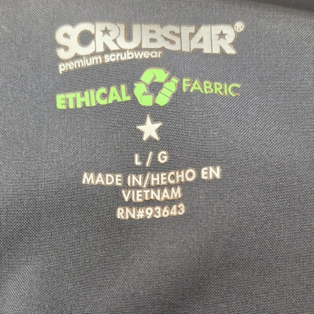 ScrubStar Long sleeve button -up scrub jacket - Picture 5 of 5